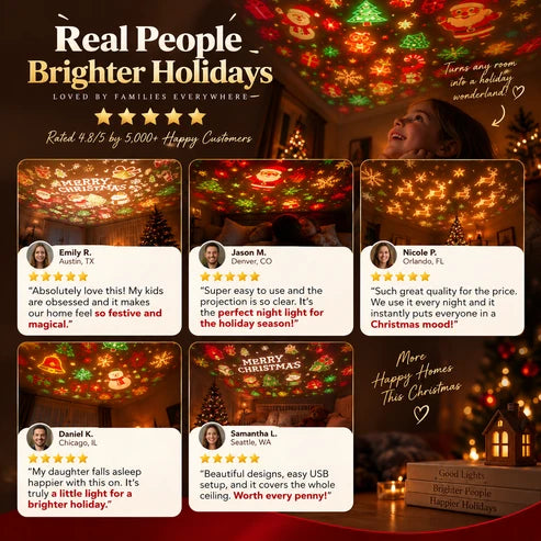 Thalvos Christmas Projector